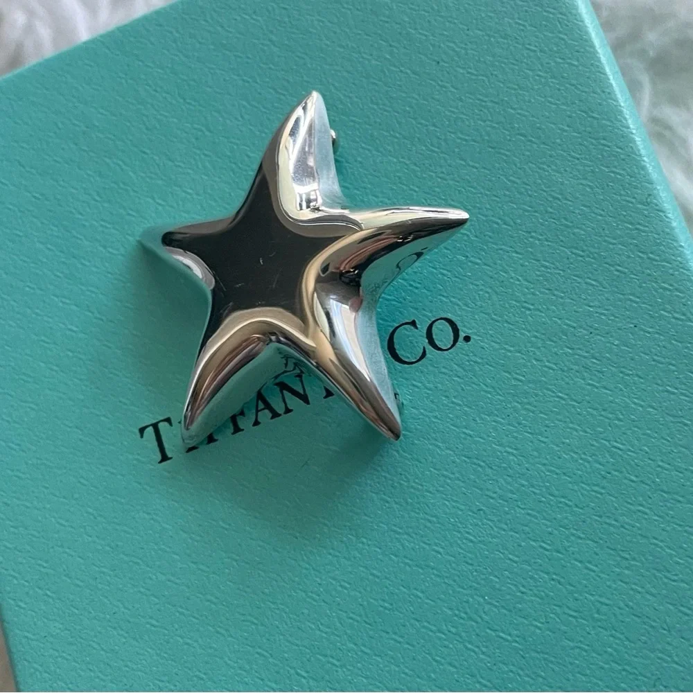 Tiffany and Co. Star Brooch Pin - Picture 5 of 11